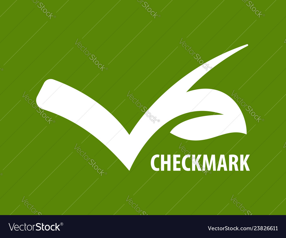 Öko-Checkmark-Symbol