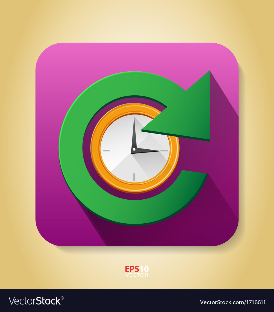 Flat style icon - web