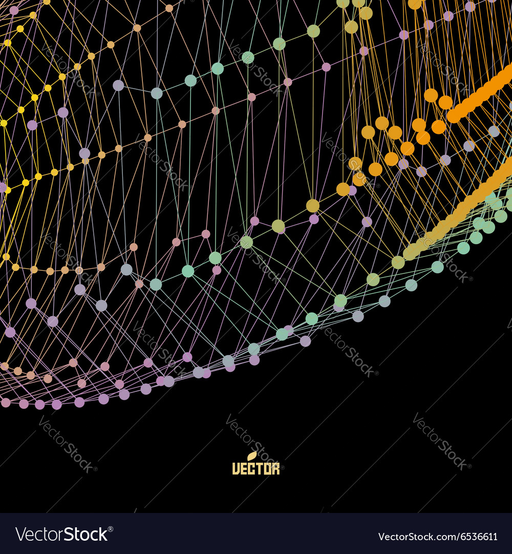 Network abstract background