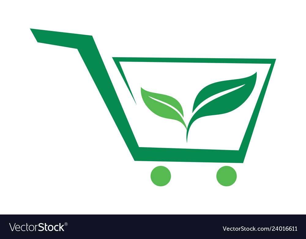 Organic market logo icon