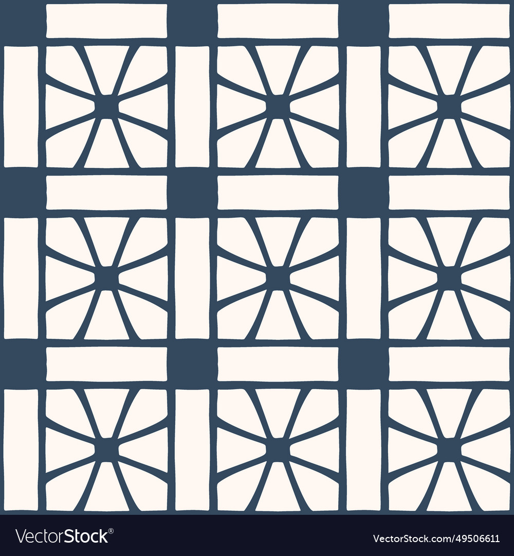 Seamless pattern with a simple abstract drawing