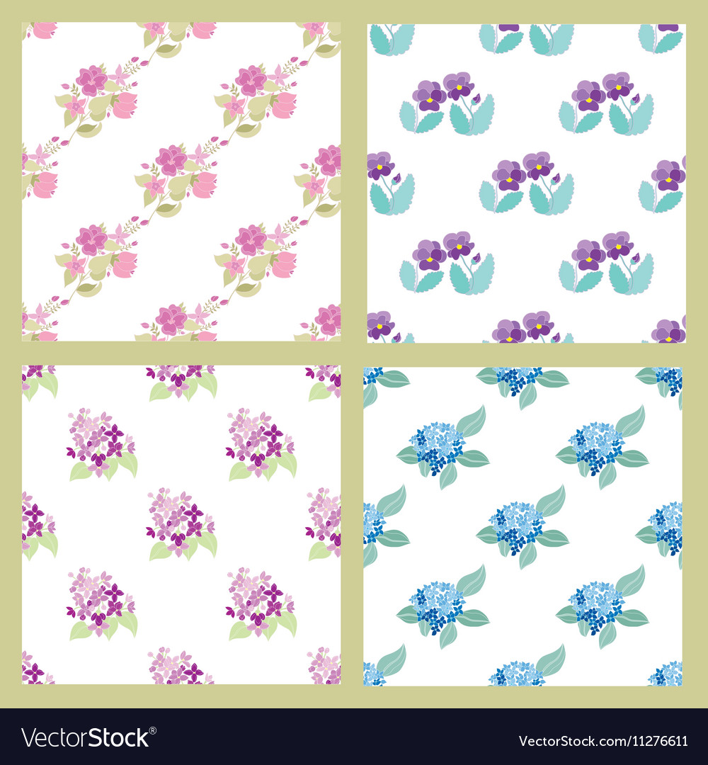 Seamless patterns set