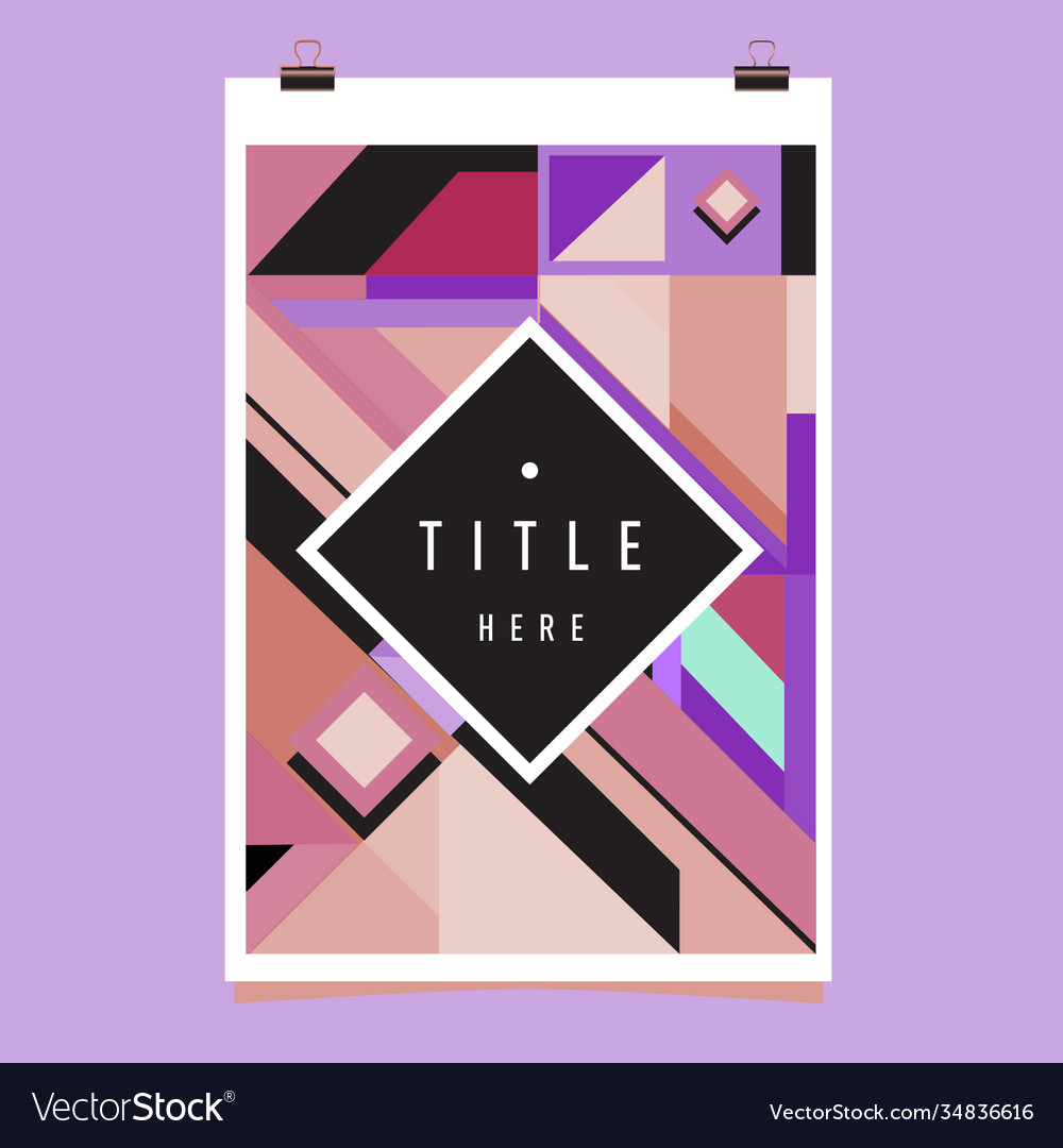 Abstract colorful geometric pattern background Vector Image Abstract colorful geometric pattern background