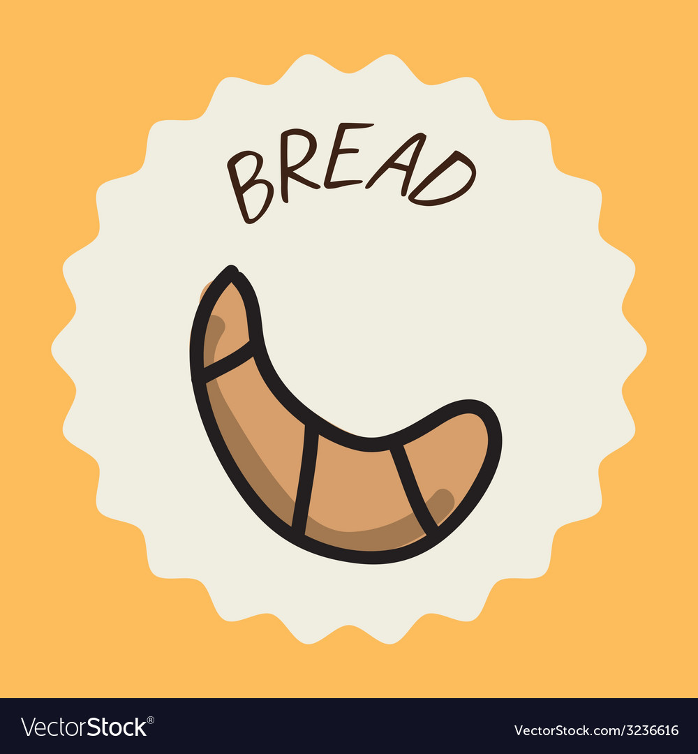 Bread design Royalty Free Vector Image - VectorStock