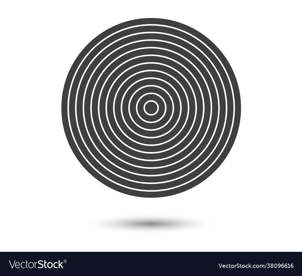 Concentric circle elements element for graphic