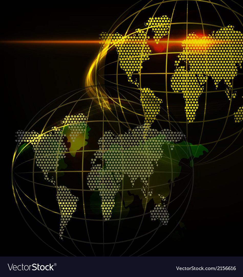 Globe abstract background