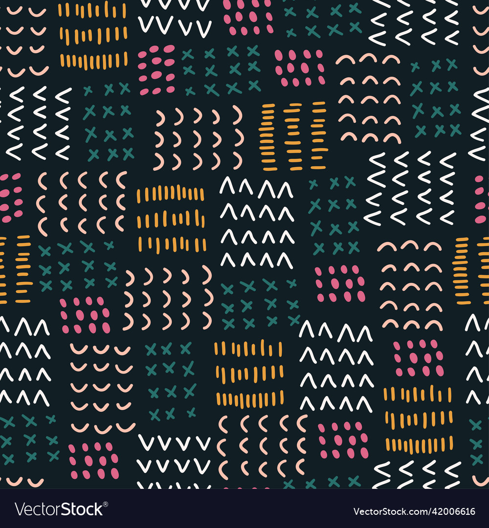 Simple abstract seamless pattern vector image Simple abstract seamless pattern