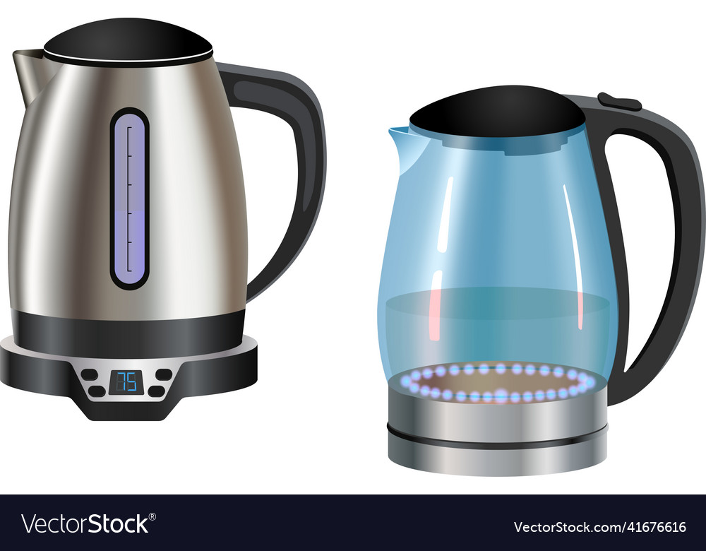 Two realistic teapots