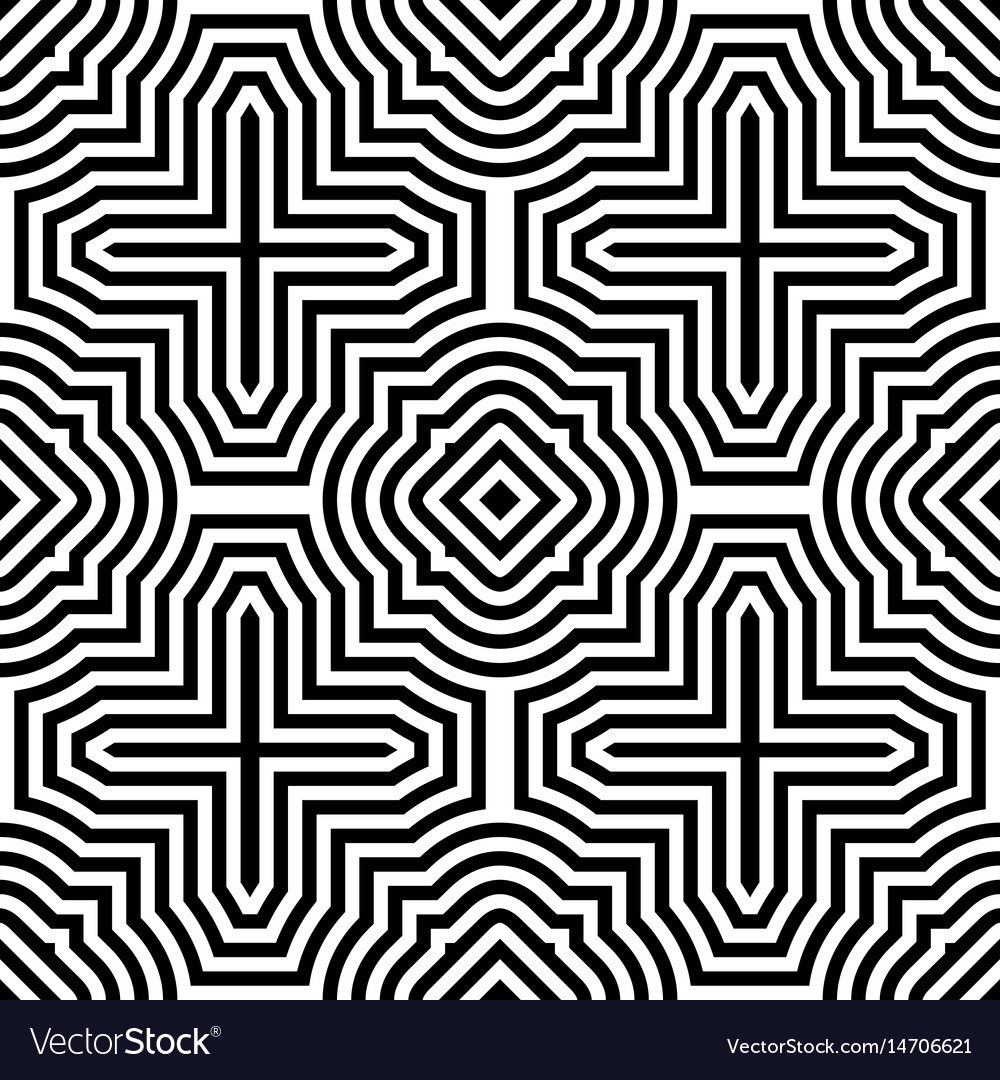 Abstract geometric background seamless pattern