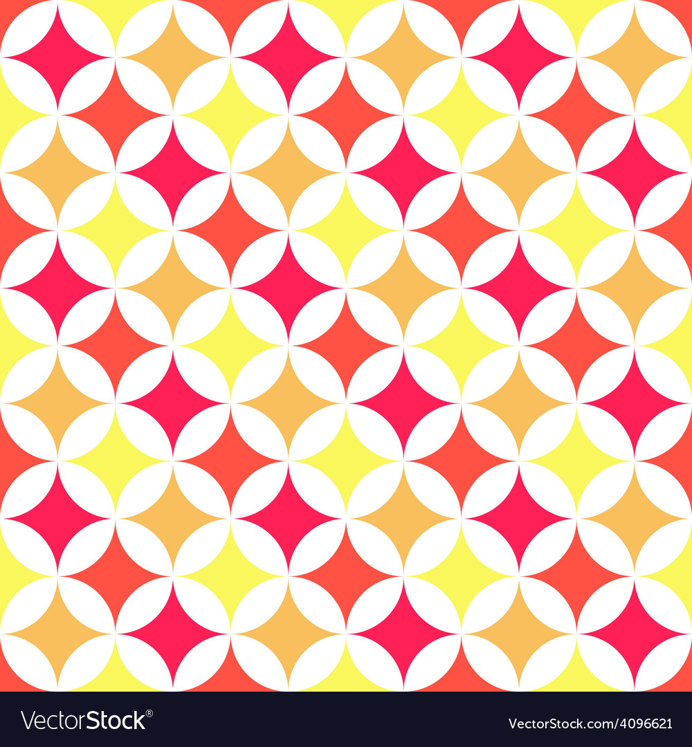 Abstract retro geometric pattern
