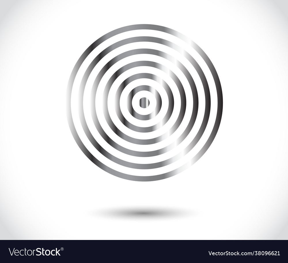 Concentric circle elements element for graphic Vector Image Concentric circle elements element for graphic