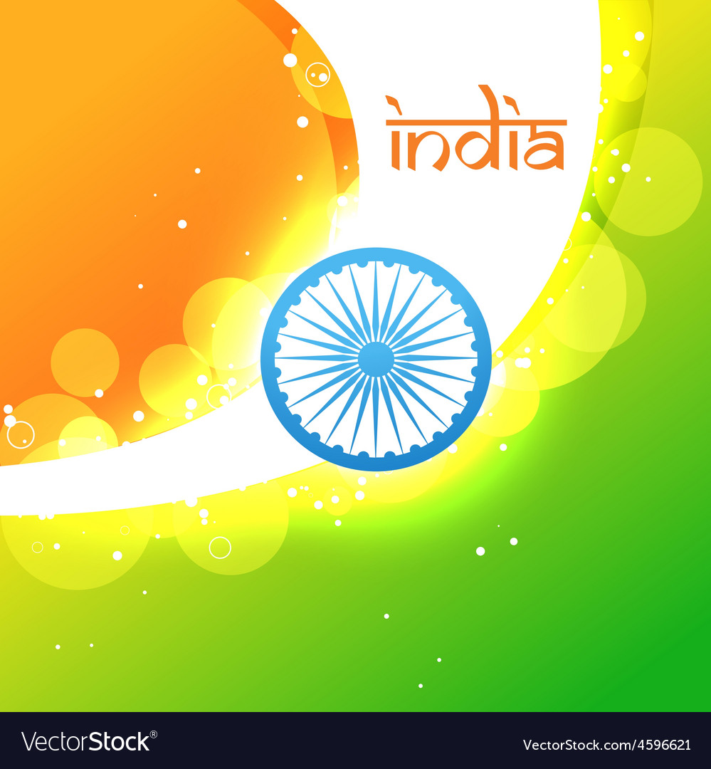 Creative indian flag