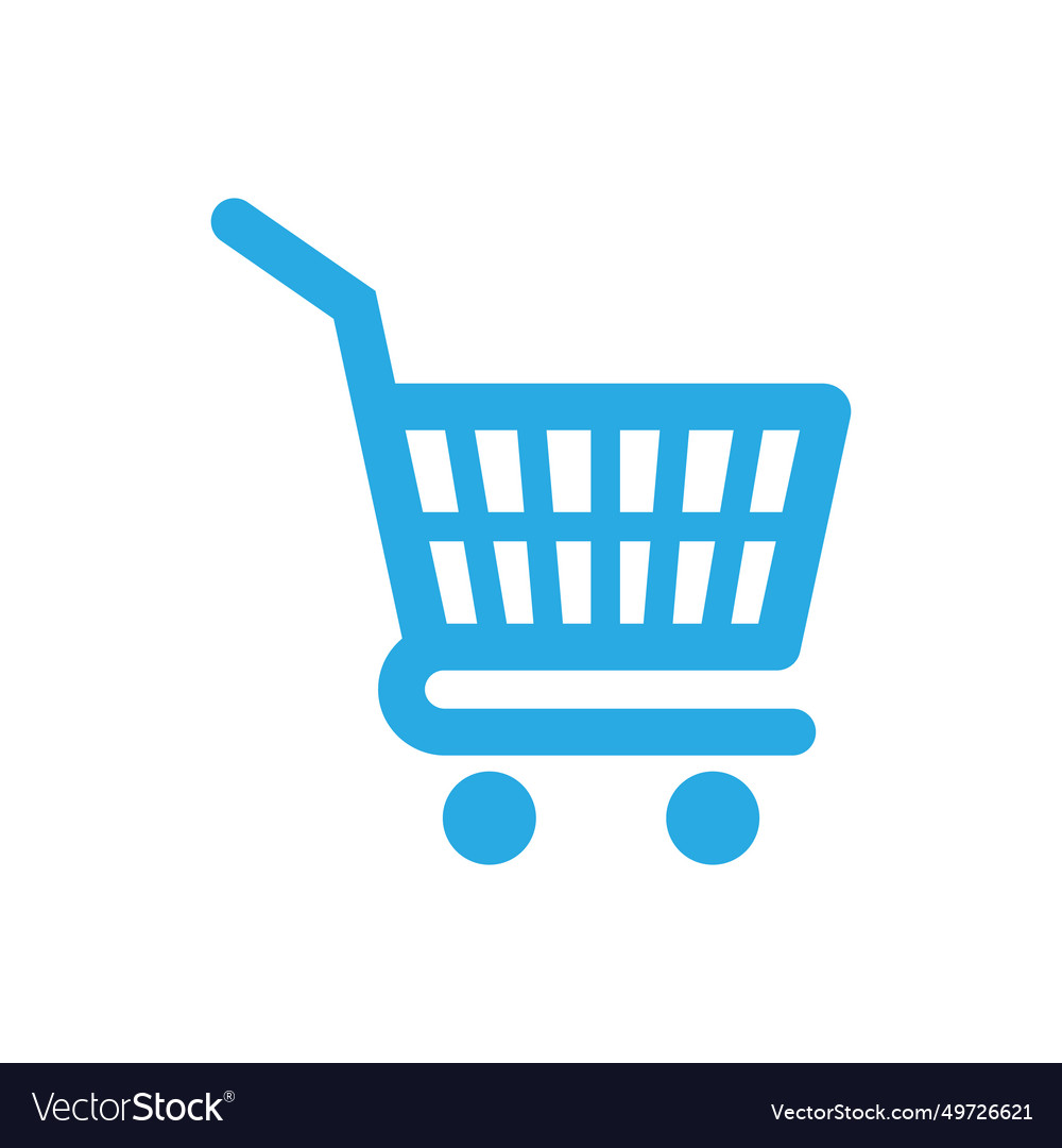 Eps10 shopping blue icon