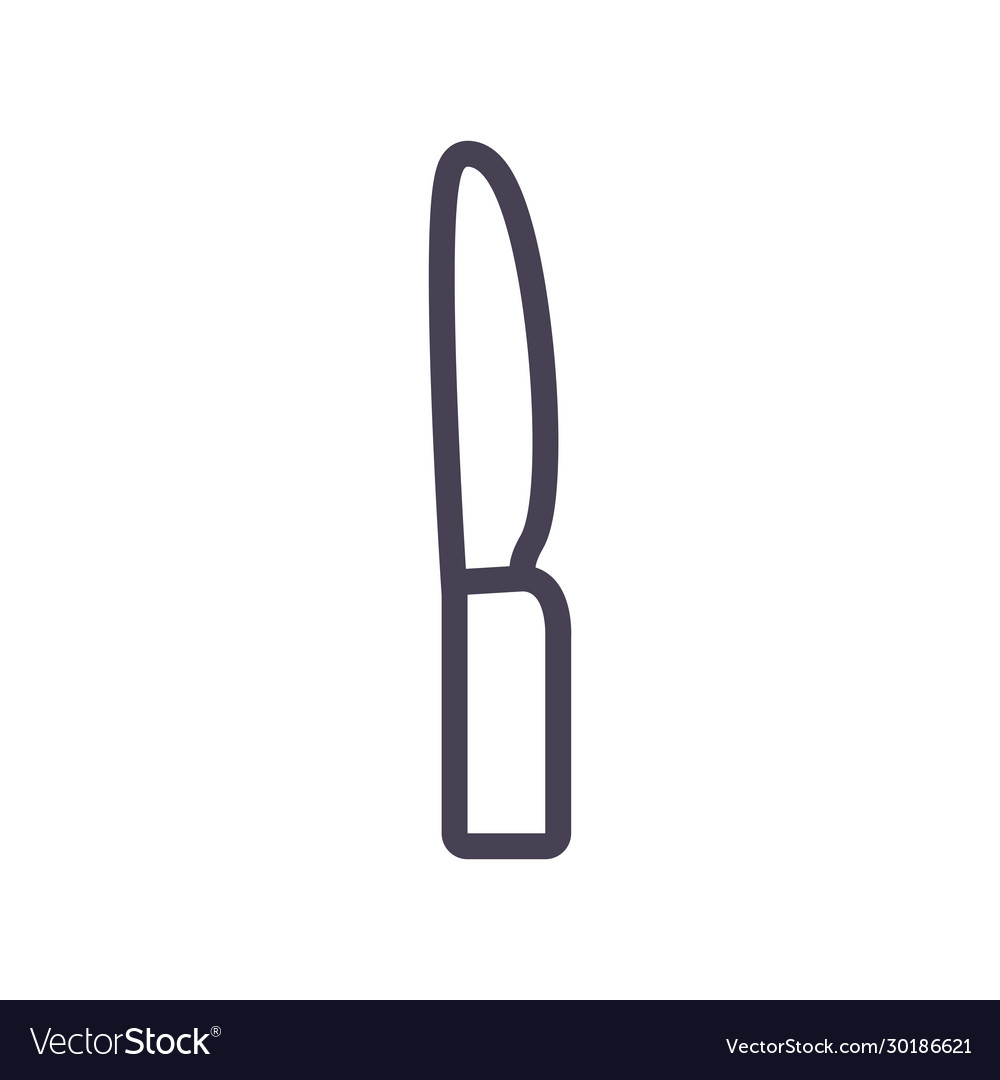 Isolated knife gradient style icon design