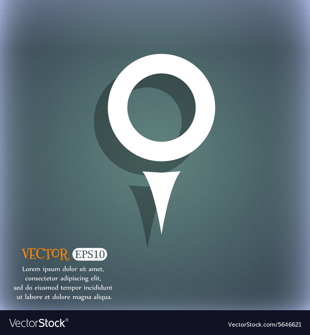 Map pointer gps location icon symbol
