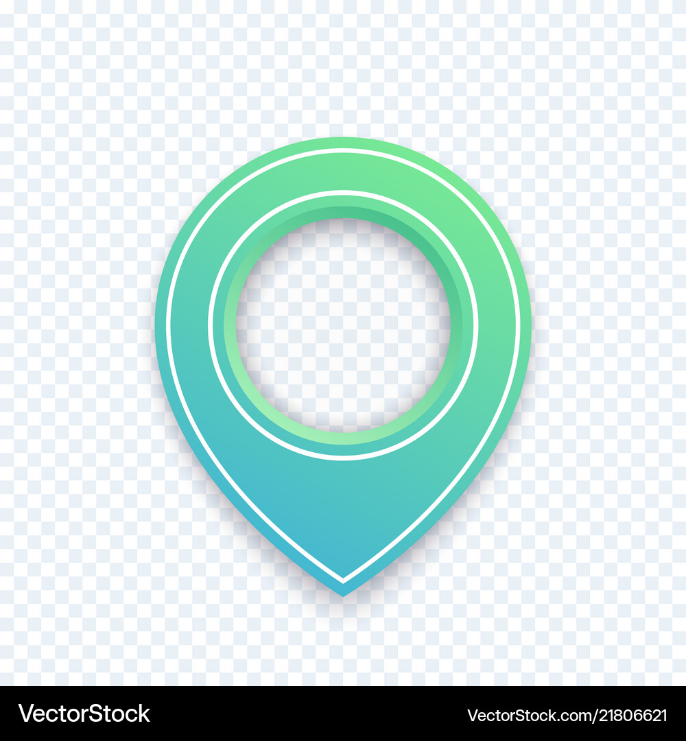 Map pointer pin Royalty Free Vector Image - VectorStock