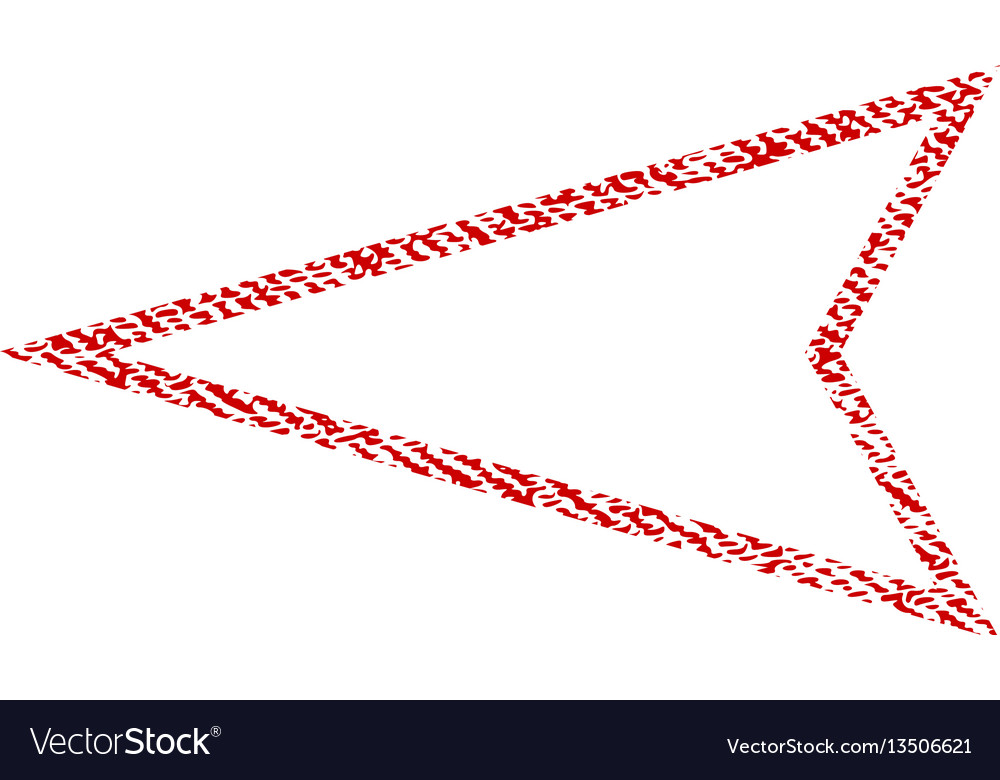 Pointer left fabric textured icon