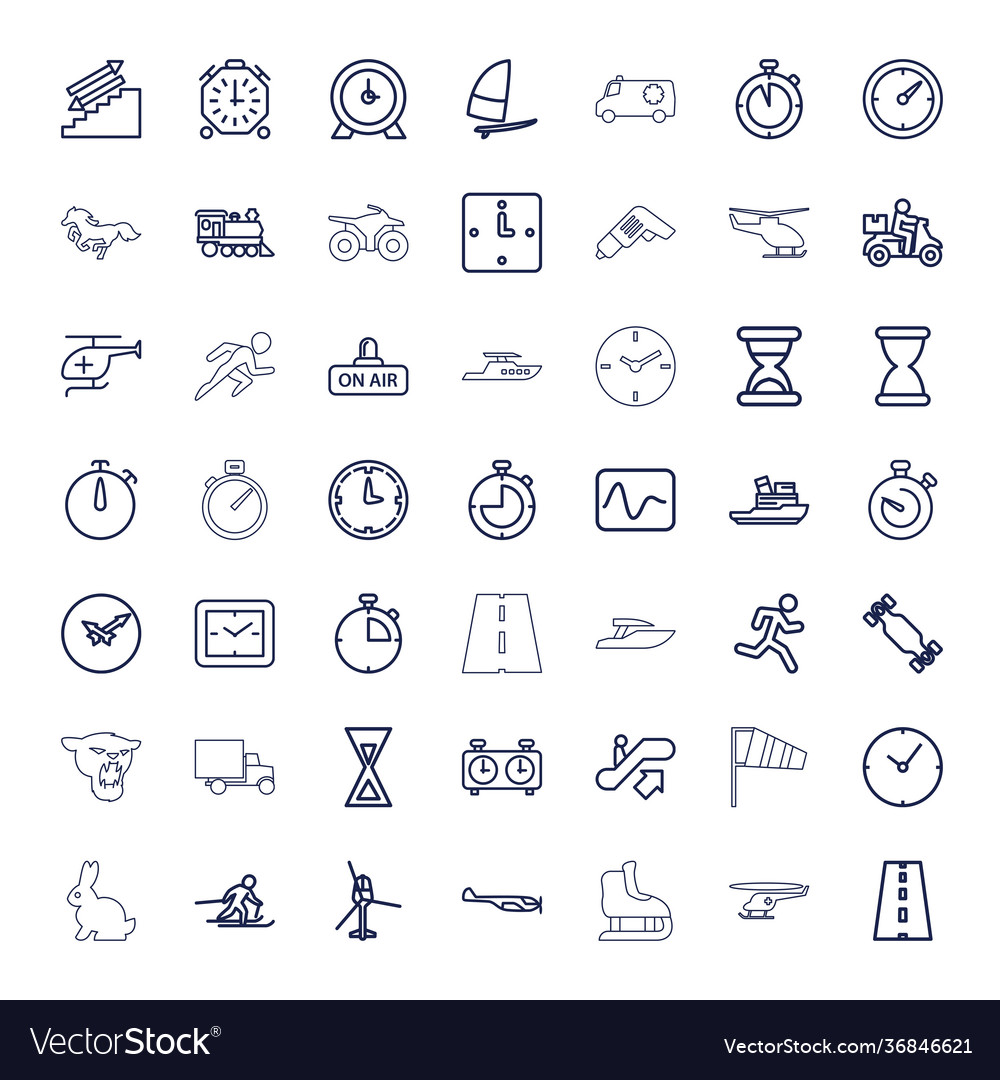 Speed icons