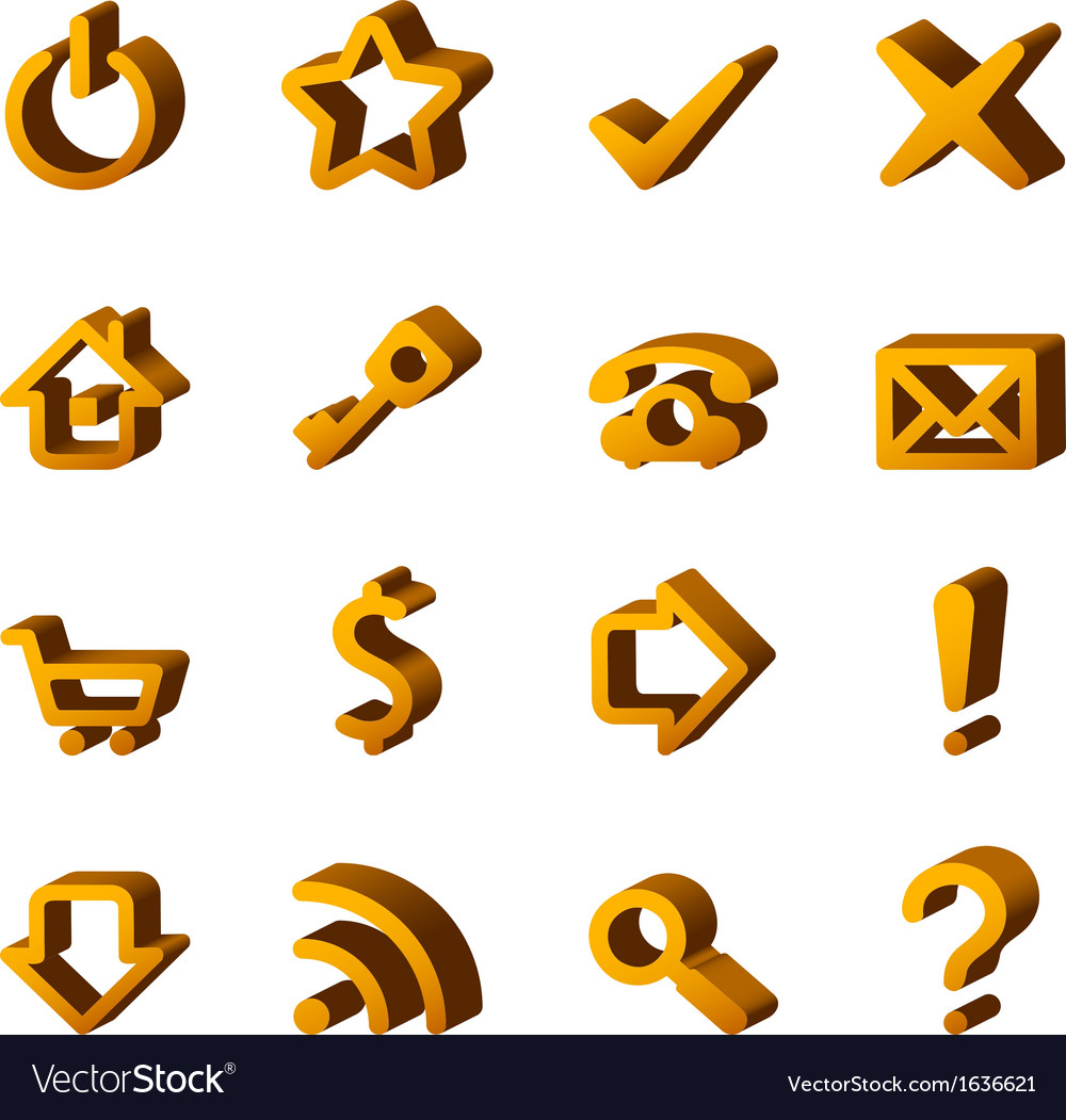 Web icons set