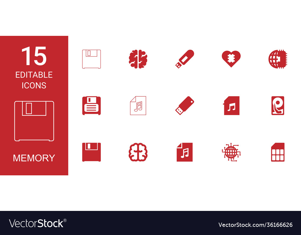 15 memory icons