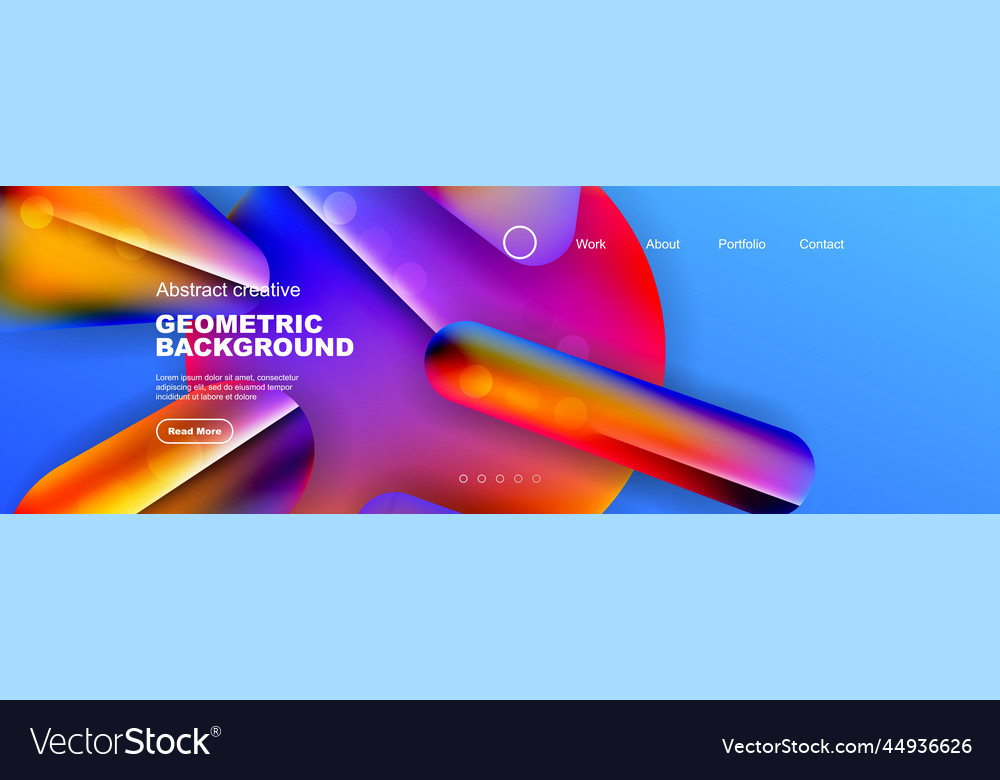 Abstract background for your landing page design