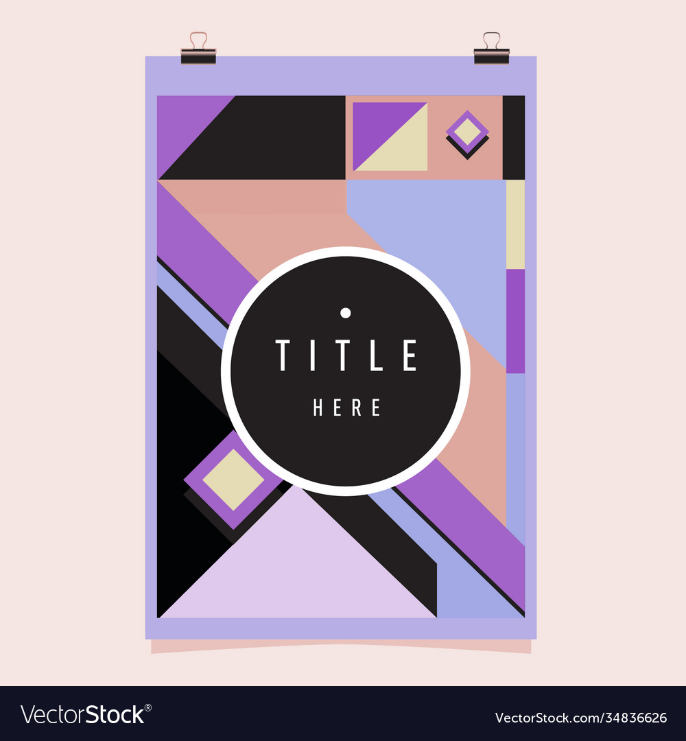 Abstract colorful geometric pattern background Vector Image Abstract colorful geometric pattern background