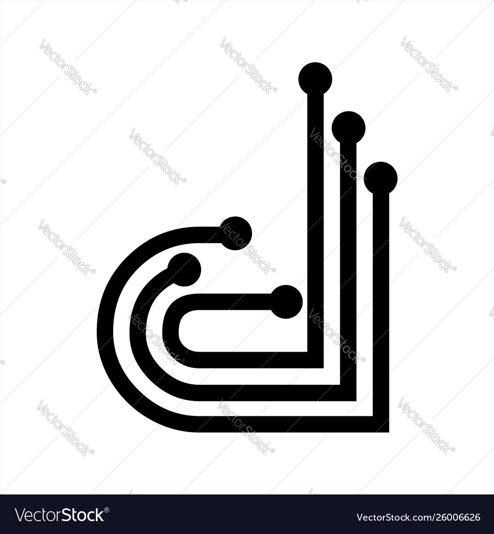Geometric Initial Network Logo