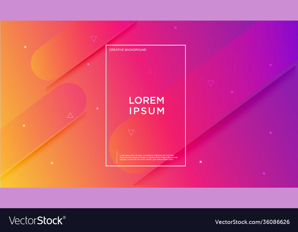 Minimal geometric background dynamic shapes