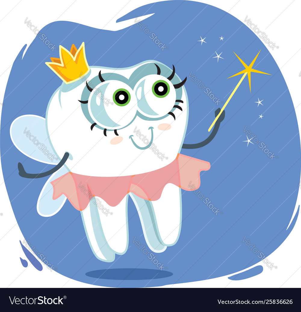 Tooth fairy cartoon design Royalty Free Vector Image Tooth fairy cartoon design Royalty Free Vector Image