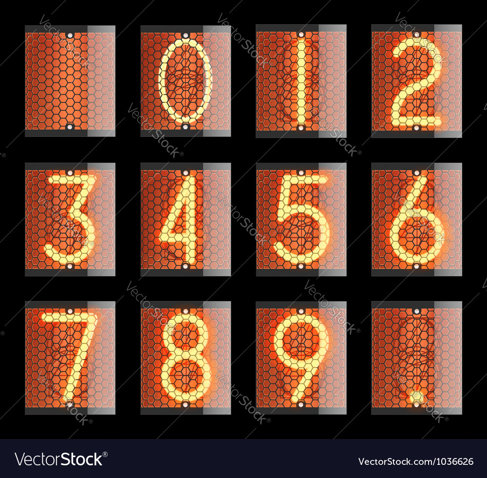 Vintage Nixie Tube Display