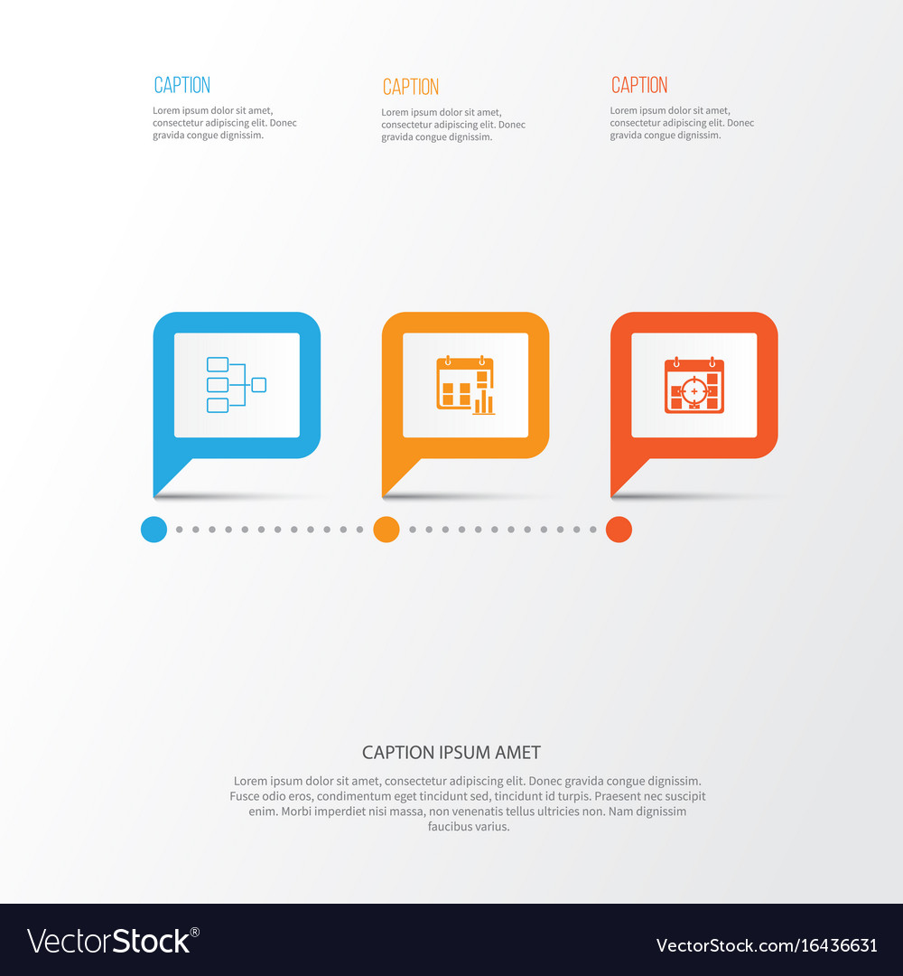 Authority icons set collection of system