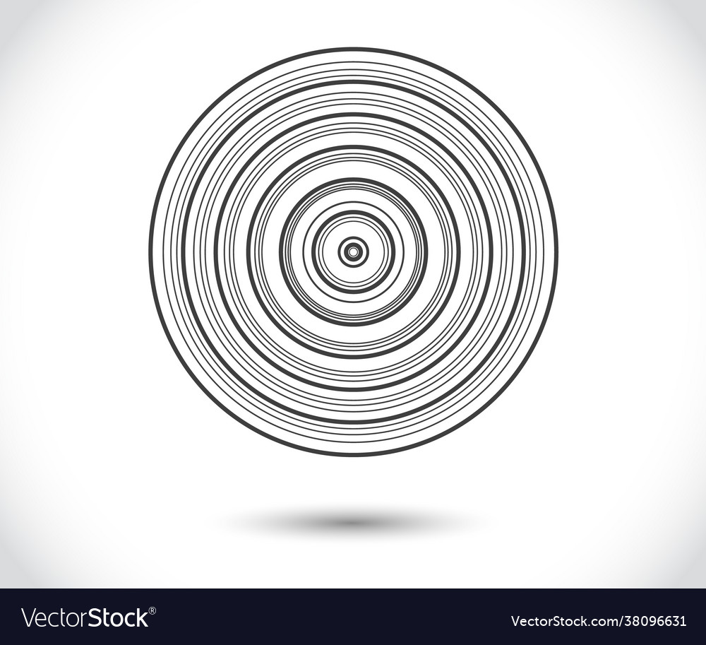 Concentric circle elements element for graphic