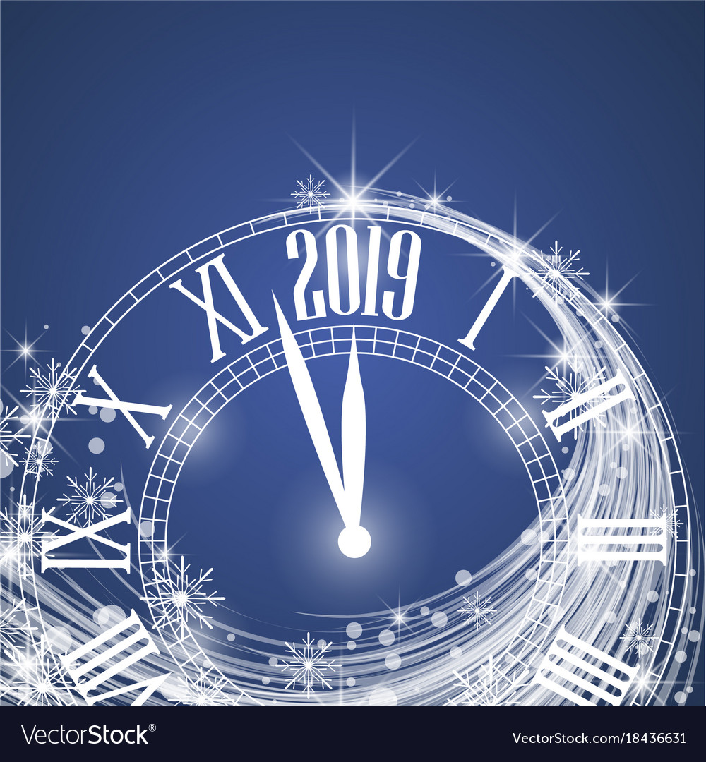 Happy new year 2019 Royalty Free Vector Image - VectorStock