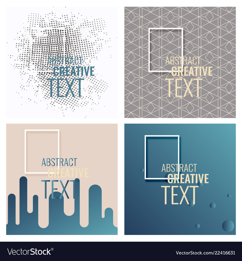 Modern Abstract Circles Pattern
