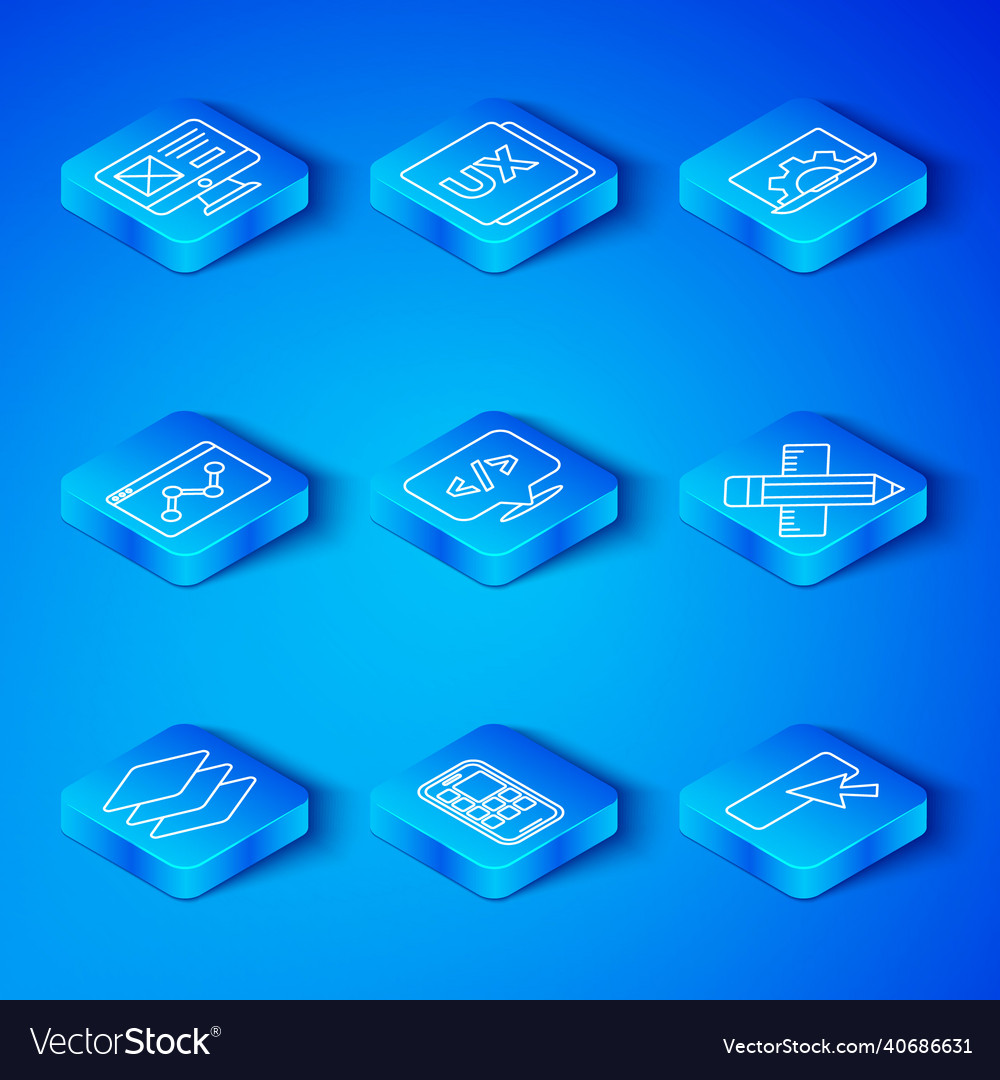 Set line layers front end development mobile