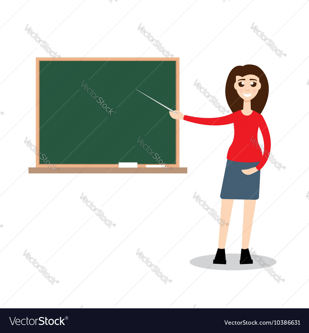 Teacher on lesson