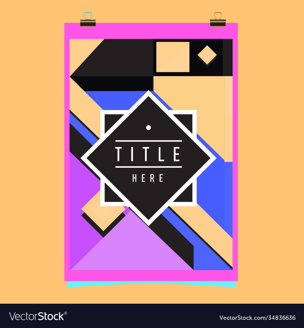 Abstract colorful geometric pattern background