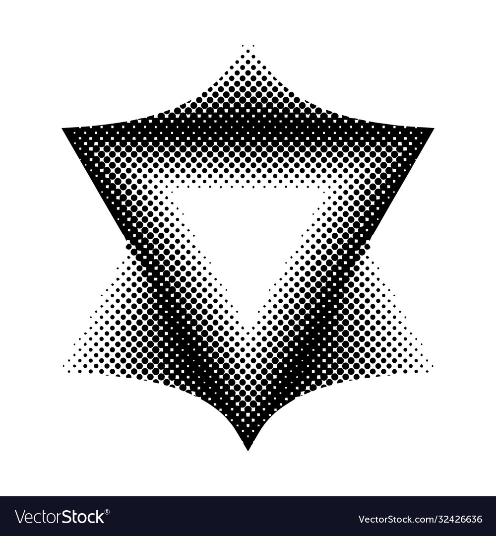 Abstract triangle halftone pattern collection Vector Image Abstract triangle halftone pattern collection