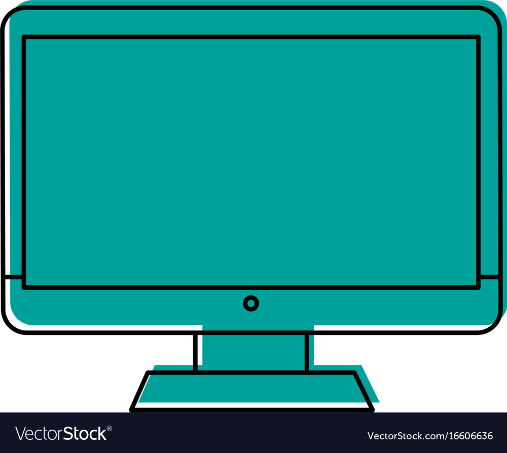 Computer monitor icon image