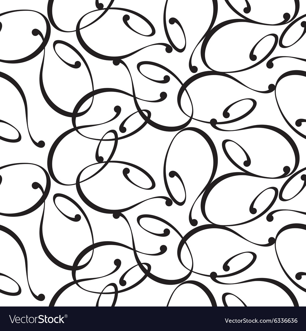 Curved Line Abstract Pattern