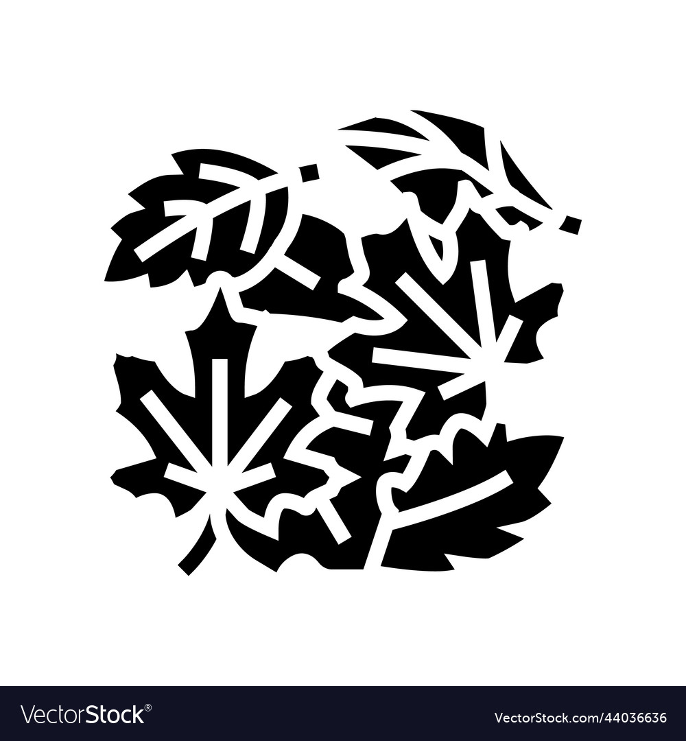 Foliage autumn glyph icon