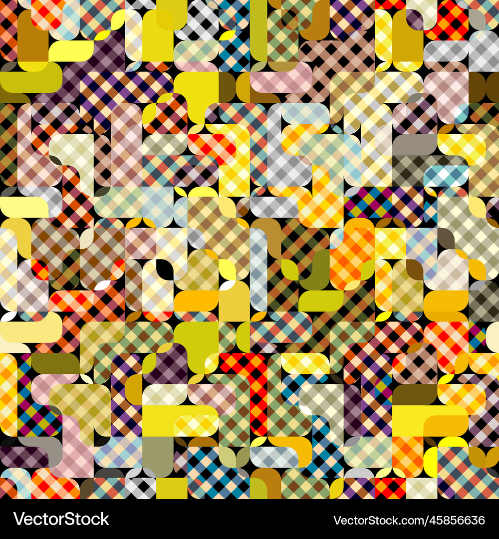 Geometric abstract pattern in low poly style Vector Image