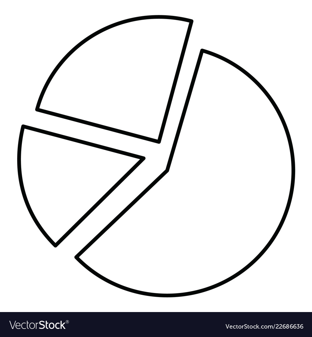 Graph icon in creative design with elements