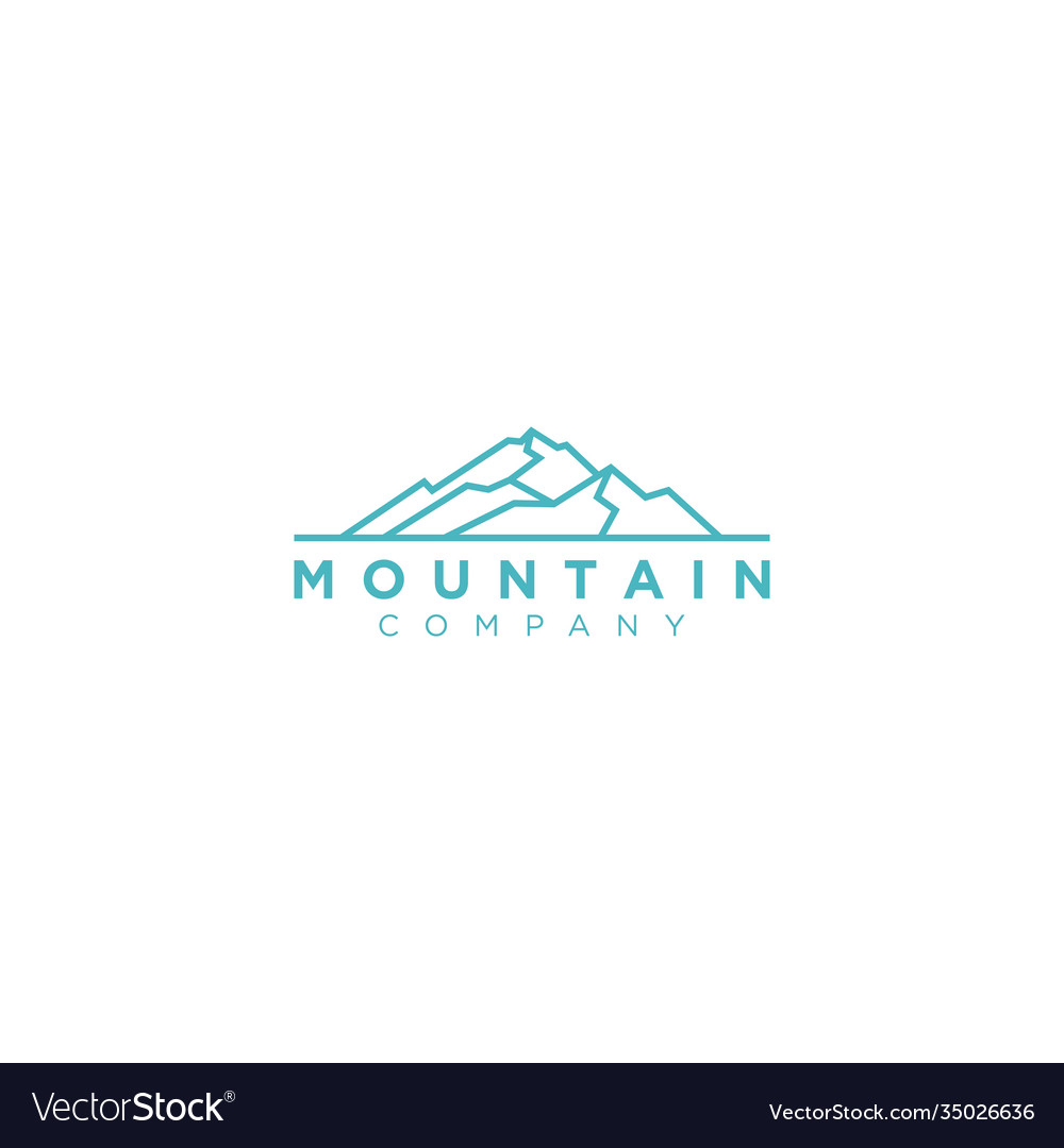 Berglogo Outdoor Emblem Kreis - Abenteuer vector image Berglogo Outdoor Emblem Kreis - Abenteuer