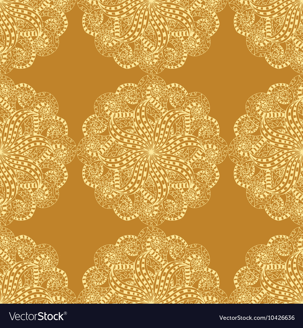 Retro patterned wallpaper