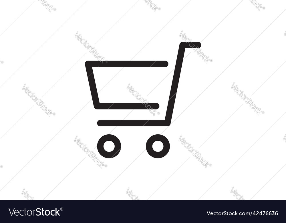 Shopping backet icon buy sign for sale web site Vector Image