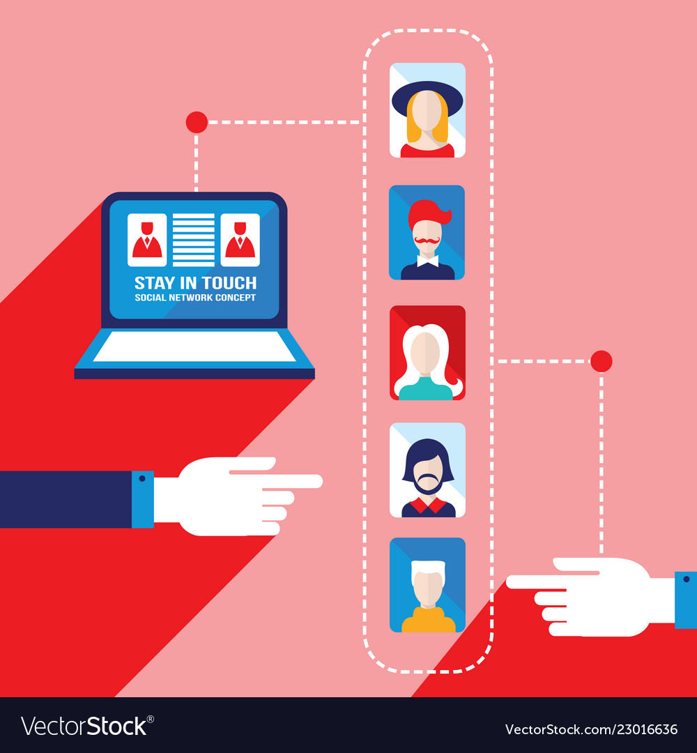 Social network e-commerce computer and user icons