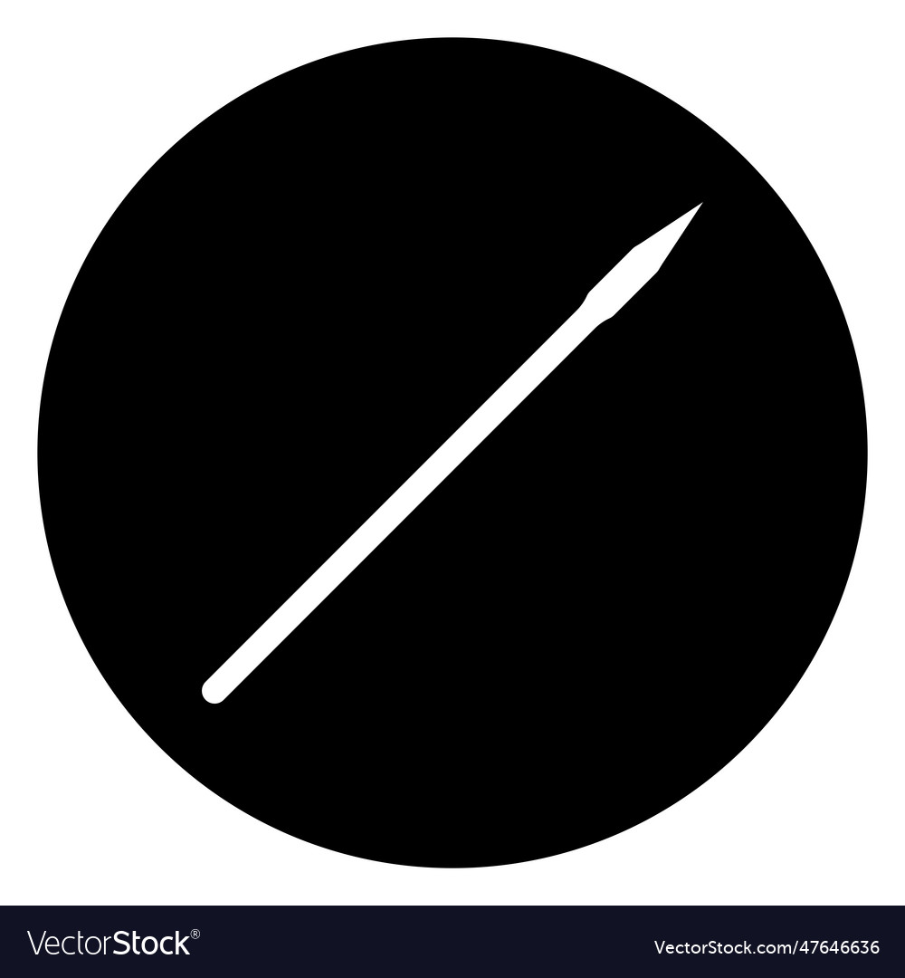 Spear icon Royalty Free Vector Image - VectorStock