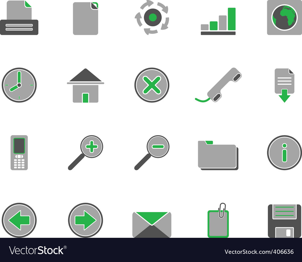 Web icons