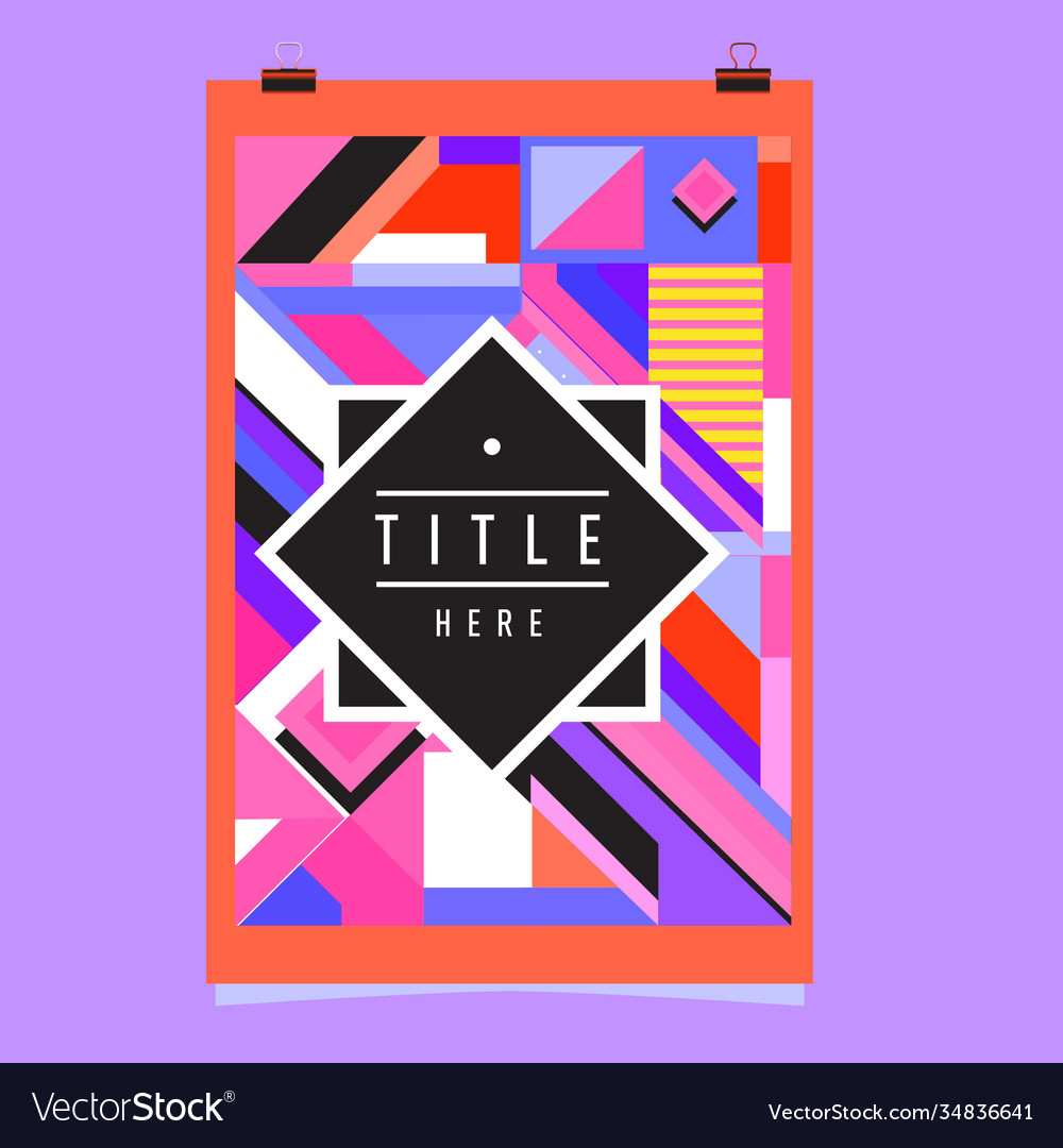 Abstract colorful geometric pattern background